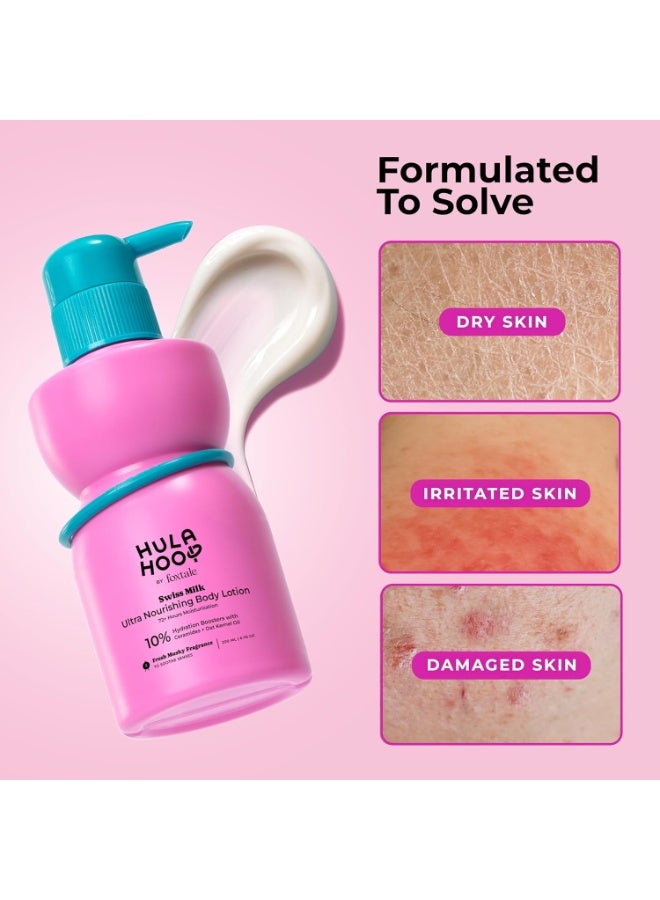foxtale Hula Hoop Ultra Nourishing Body Lotion by Foxtale | Ceramides + Pentavitin™ + Shea Butter | Deeply Hydrates, Repairs Skin Barrier & Softens Skin | Fast-Absorbing, Non-Greasy | 200ml - Image 5