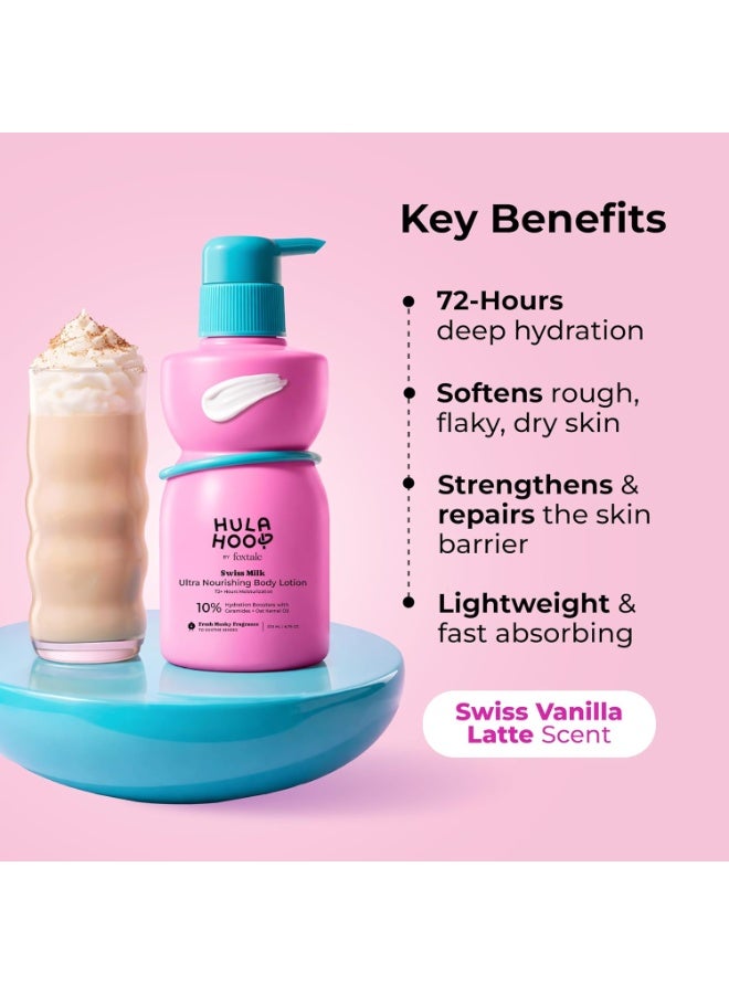 foxtale Hula Hoop Ultra Nourishing Body Lotion by Foxtale | Ceramides + Pentavitin™ + Shea Butter | Deeply Hydrates, Repairs Skin Barrier & Softens Skin | Fast-Absorbing, Non-Greasy | 200ml - Image 2