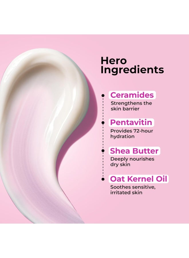 foxtale Hula Hoop Ultra Nourishing Body Lotion by Foxtale | Ceramides + Pentavitin™ + Shea Butter | Deeply Hydrates, Repairs Skin Barrier & Softens Skin | Fast-Absorbing, Non-Greasy | 200ml - Image 4