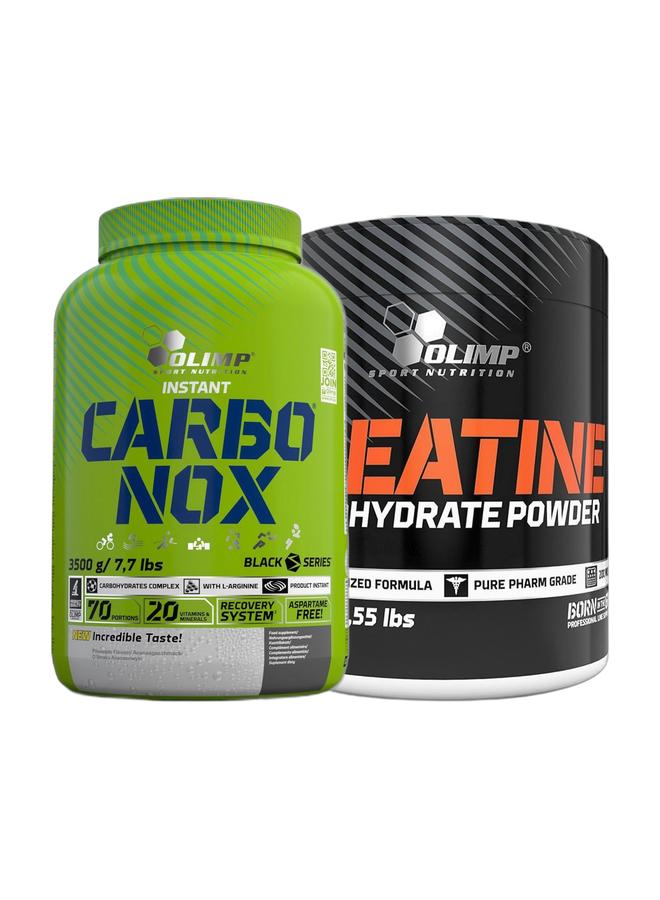 أولمب Instant Carbonox Sport Nutrition - Blue Raspberry - 3.5 KG + Creatine Monohydrate - 73 Servings, 250 gms - Image 1