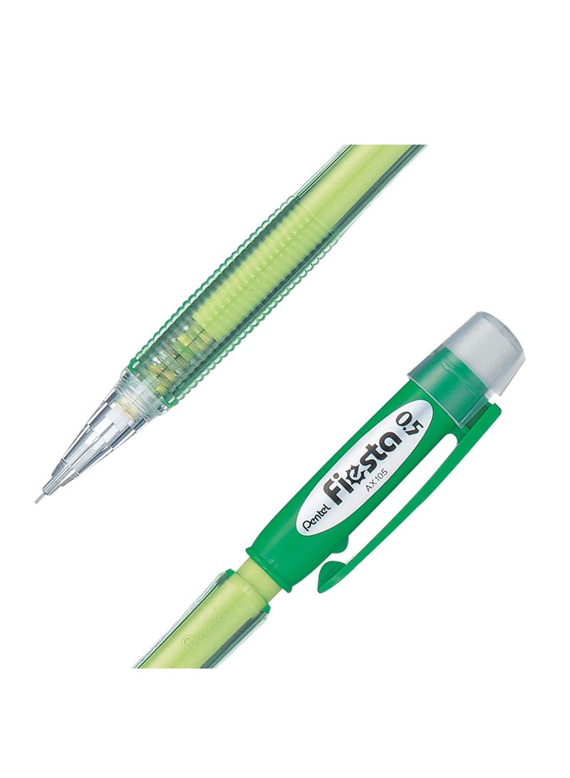 Pentel 4-Piece Fiesta Mechanical Pencil 0.5mm Tip Blue Body - Image 3