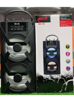 BDT Portable Bluetooth Speaker BD-36 with FM And Micro-SD Card Slot for All Smartphones 
