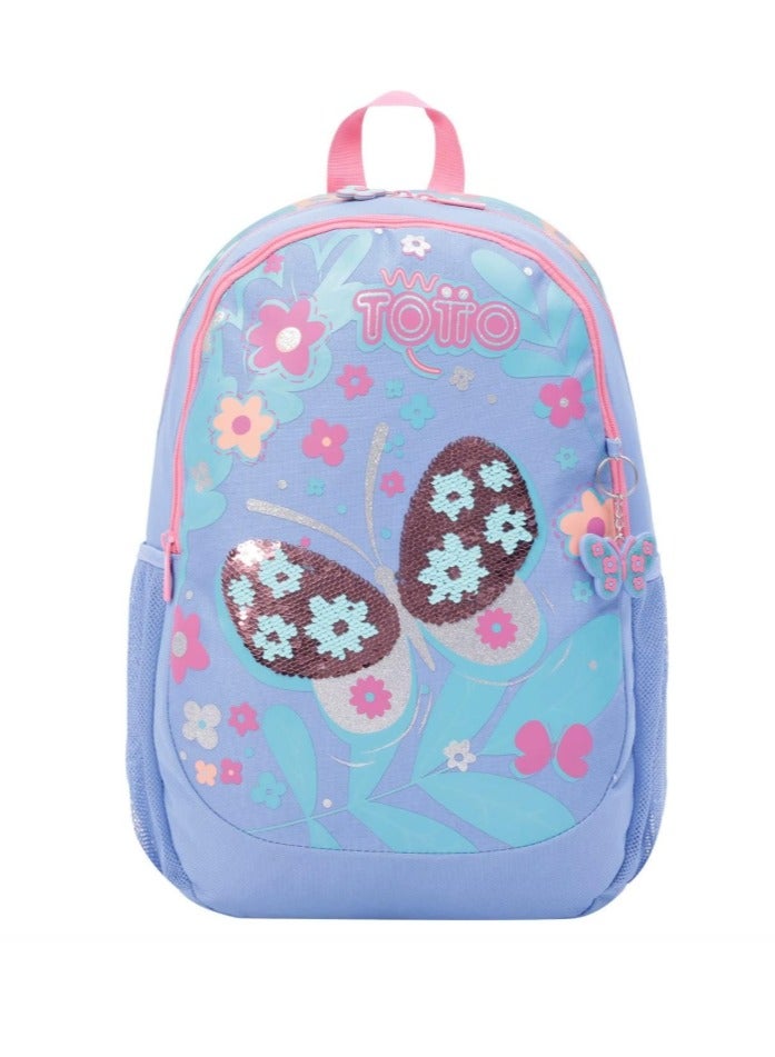 totto Toto Large School Backpack - Magic Garden - Image 1