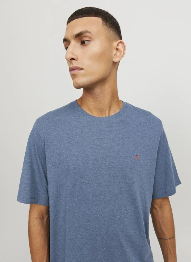 JACK & JONES  Logo Crew Neck T-Shirt for Men | Best Price UAE