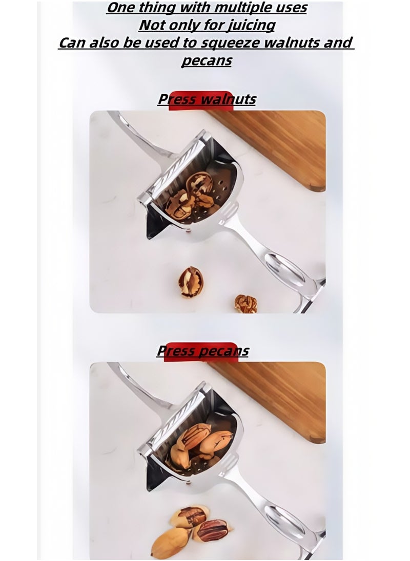 Generic - Manual juicer manual lemon juicer single press juicer fruit juicer, suitable for home, kitchen, fruit, apple juice, orange juice, lemon juice - Image 1