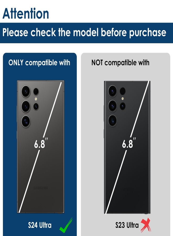 Simpeak 2Pack Camera Lens Protector Compatible with Samsung Galaxy S24 Ultra 5G 6.8" 2024, Individual 9H Tempered Glass Camera Metal Case for S24 Ultra 6.8" [Installation Tray],Colorful - Image 2