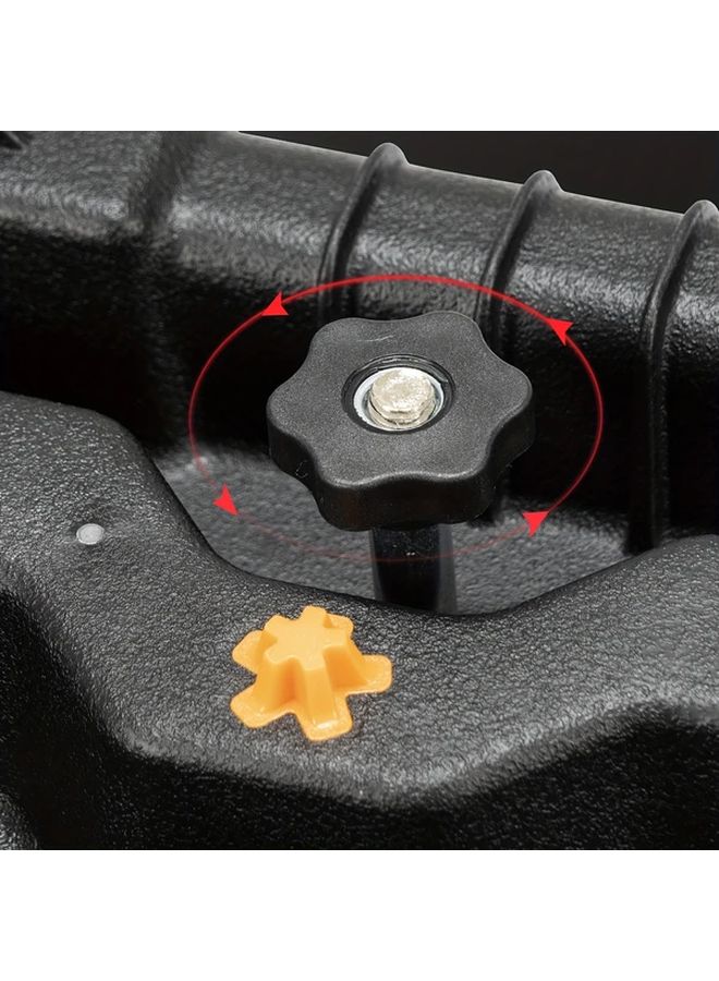 Black Traction Board Mounting Pins Kit Adjustable Support Brackets for Recovery Boards 4PCS - Image 4