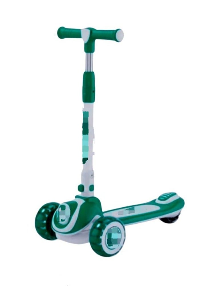 Children’s Foldable Scooter with Light-Up Wheels 