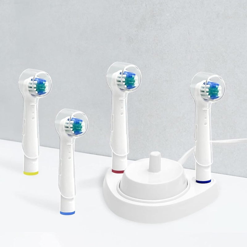 GoodTool 6-Pack Toothbrush Head Cover Covers, For Protecting Replacement Electric Brush Heads, Transparent Dust Protection Caps for Electric Toothbrush Heads, Brush Head Storage Covers - Image 4