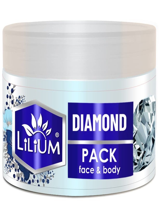 Lilium Diamond Face & Body Pack 250gm | Age-Defying Glow & Skin Renewal | Gentle Exfoliation Firming & Tightening | Brightening Effect | 100% Vegan All Skin Types - Image 1