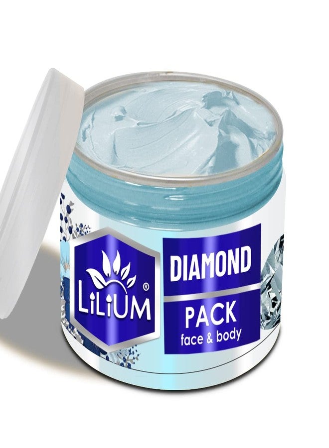 Lilium Diamond Face & Body Pack 250gm | Age-Defying Glow & Skin Renewal | Gentle Exfoliation Firming & Tightening | Brightening Effect | 100% Vegan All Skin Types - Image 2