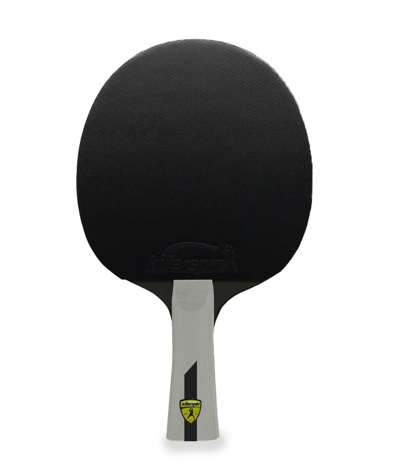 Killerspin Impact D5 Ping Pong Paddle, Table Tennis Racket, Table Tennis Equipment for Intermediates, Table Tennis Paddle with Wood Blade, Black - Image 2