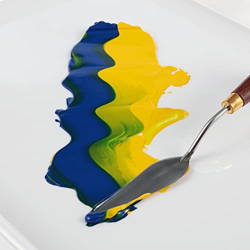 Creative Inspirations Artist Acrylic Paint Set for Canvas - 12 Mixed Vivid Colors, Rich Satin Finish for Painting, Arts and Crafts - 16 Ounce Bottles - Image 5