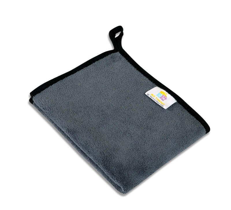 RD TREND® Microfiber Multipurpose Cleaning Towel 500 GSM Size-40x30 Cm | Ultra Soft, Super Absorbent, Quick Dry | Reusable Lint-Free Cloth for Car, Kitchen, Bathroom, Glass, Gym & Home (1 Pc, Purple) - Image 3