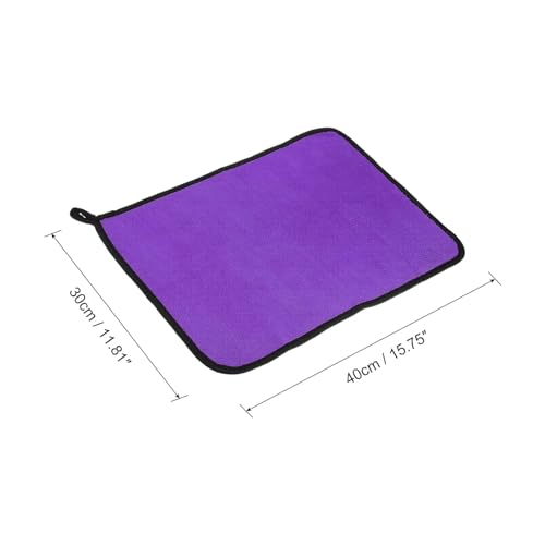 RD TREND® Microfiber Multipurpose Cleaning Towel 500 GSM Size-40x30 Cm | Ultra Soft, Super Absorbent, Quick Dry | Reusable Lint-Free Cloth for Car, Kitchen, Bathroom, Glass, Gym & Home (1 Pc, Purple) - Image 2