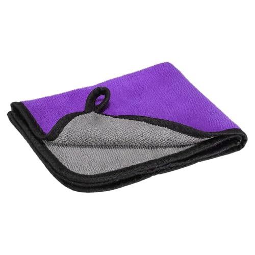 RD TREND® Microfiber Multipurpose Cleaning Towel 500 GSM Size-40x30 Cm | Ultra Soft, Super Absorbent, Quick Dry | Reusable Lint-Free Cloth for Car, Kitchen, Bathroom, Glass, Gym & Home (1 Pc, Purple) - Image 5