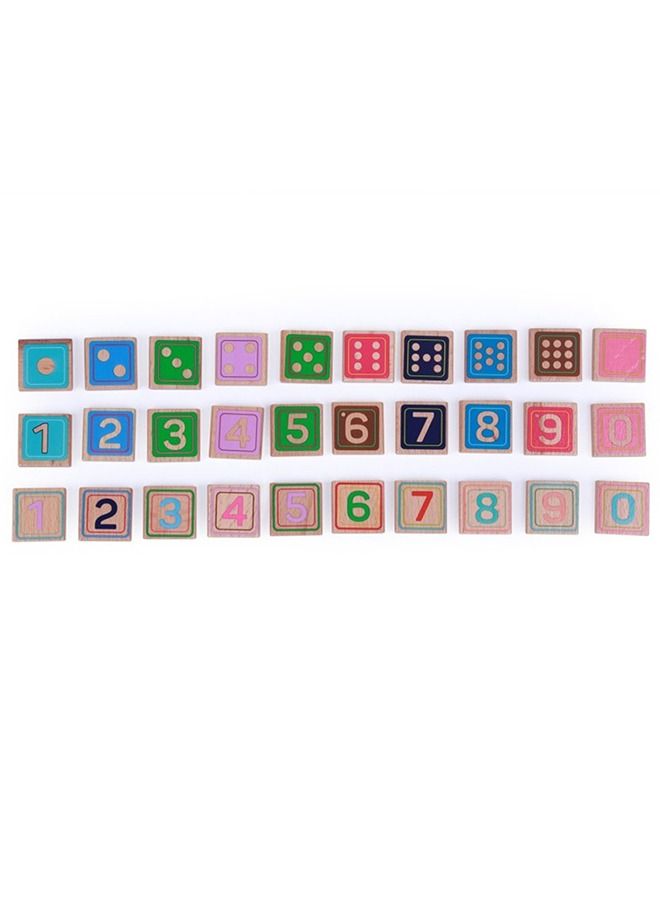 BAYBEE 4 In 1 Wooden Puzzles For Kids Toys Montessori Toys With Vegetables, Numbers, Arithmetic, Board Games, Counting Sticks Learning Educational Kit Puzzle Toys For Kids 2+Years Boys Girls  - Image 3