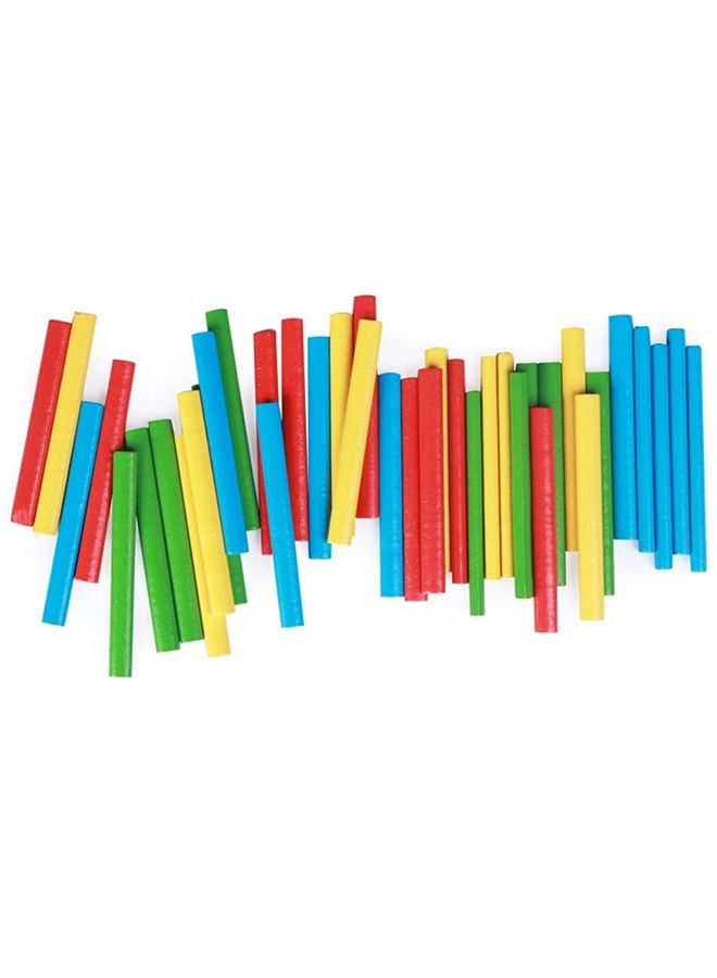 BAYBEE 4 In 1 Wooden Puzzles For Kids Toys Montessori Toys With Vegetables, Numbers, Arithmetic, Board Games, Counting Sticks Learning Educational Kit Puzzle Toys For Kids 2+Years Boys Girls  - Image 4