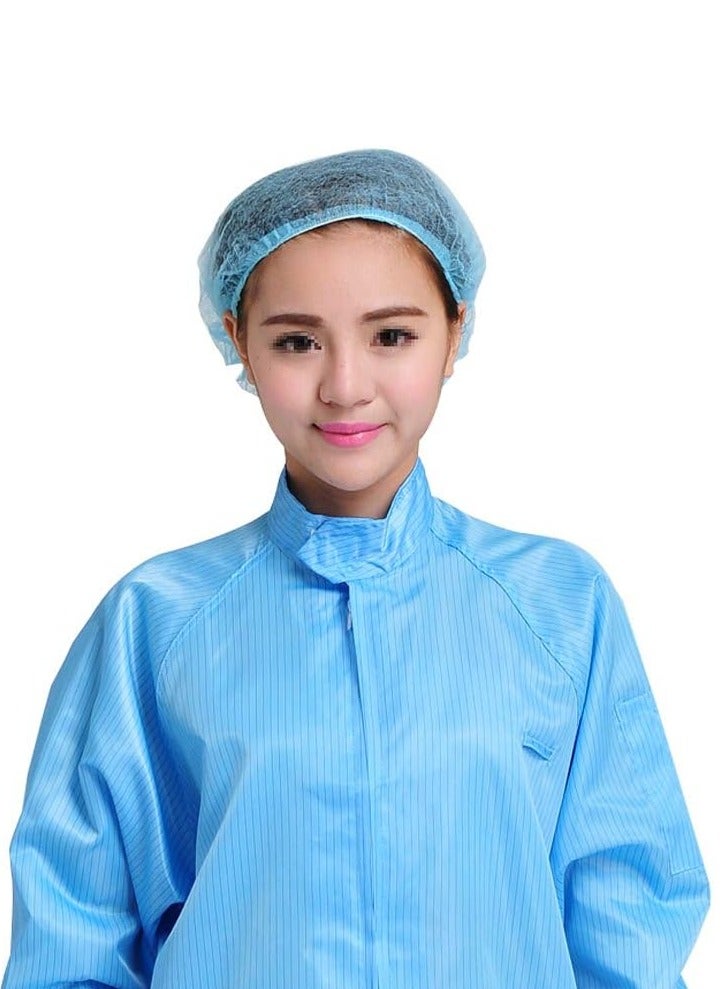 Generic Flexible Hair Caps Bulging For Single Use Dust Resistant Head Cover For Cosmetics, Showers, Laboratories And Cooking 100 Pieces  - Image 2
