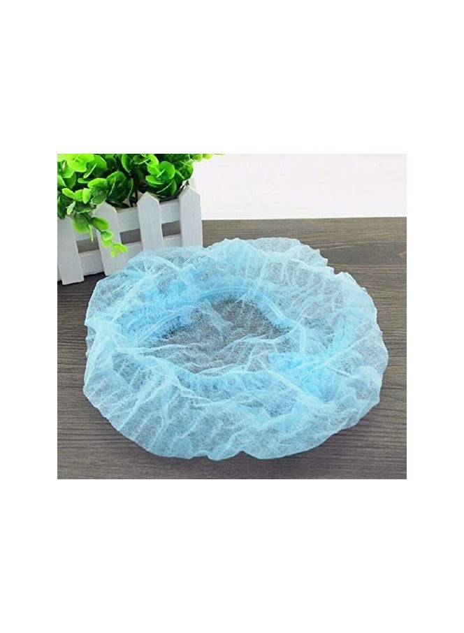 Generic Flexible Hair Caps Bulging For Single Use Dust Resistant Head Cover For Cosmetics, Showers, Laboratories And Cooking 100 Pieces  - Image 3