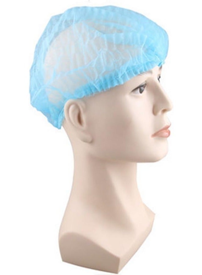 Generic Flexible Hair Caps Bulging For Single Use Dust Resistant Head Cover For Cosmetics, Showers, Laboratories And Cooking 100 Pieces  - Image 1