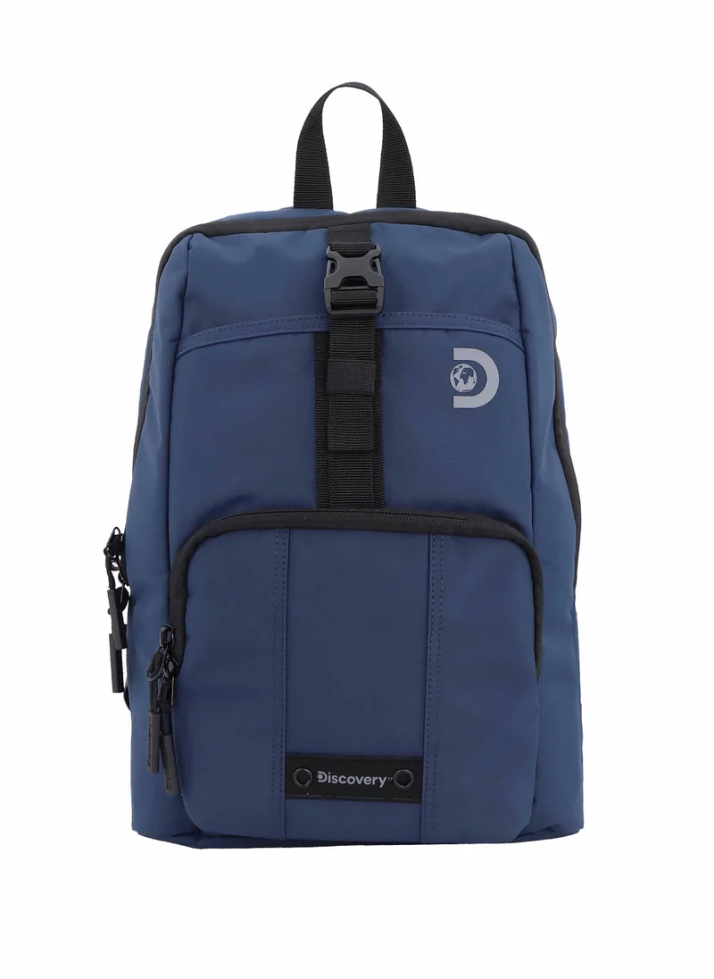 Discovery Discovery SHIELD RPET Polyester Urban Backpack Blue, Durable Water Resistant Causal Daypack With Padded RFID Pocket, Outdoor Travel Business Bag For Men And Women.