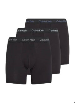 CALVIN KLEIN Men's  3 Pack Boxer Briefs - Cotton, Multicolour  - Image 1