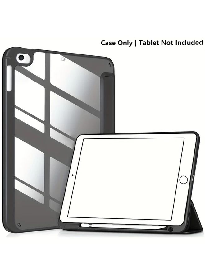 Acrylic Blue Protective Cover For Ipad Air 1 Air 2 9 7 Inch With Pencil Holder And Trifold Stand - Image 1