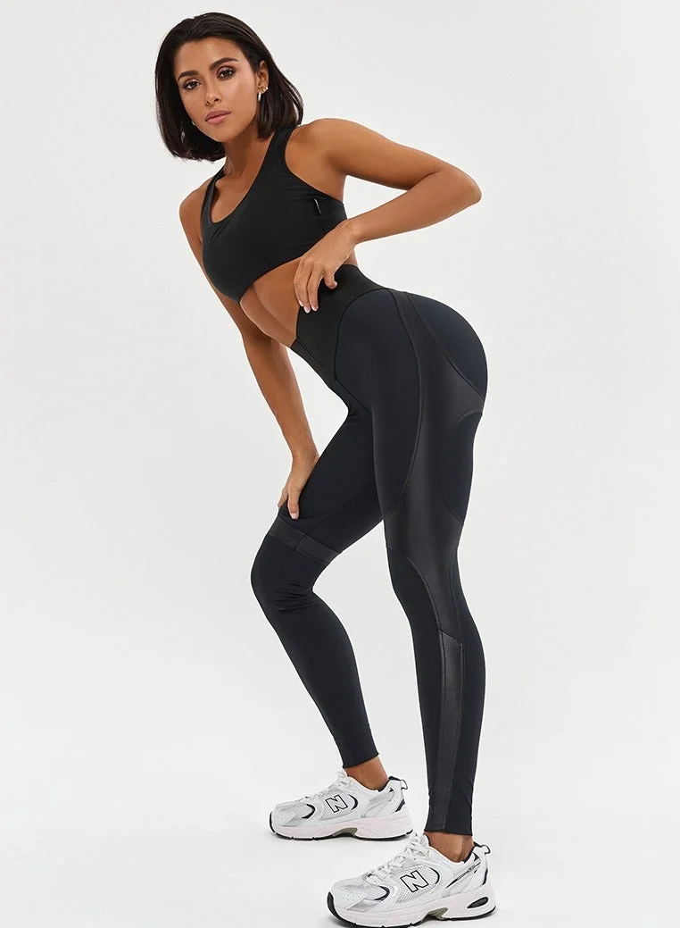 Bona Fide Bona Fide High Waisted Tummy Control Leggings for Women - Body Shaping Workout Leggings High Waist - Gym Legging, Yoga Pants