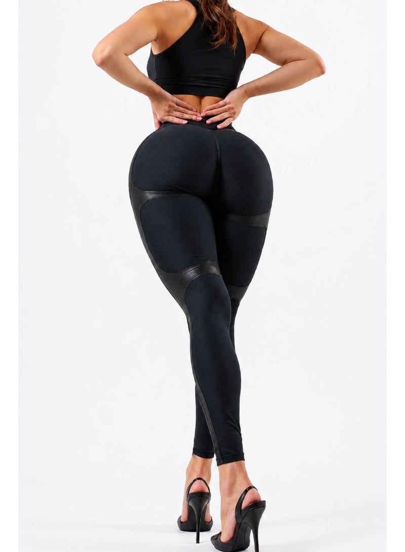 Bona Fide High Waisted Tummy Control Leggings for Women - Body Shaping Workout Leggings High Waist - Gym Legging, Yoga Pants - Image 5