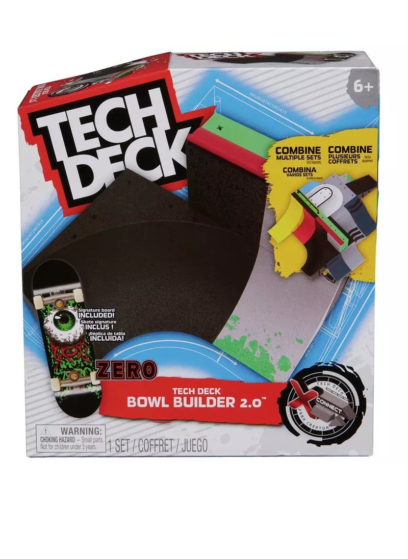 Tech Deck - Tech Deck X-Connect Park Creator Zero Bowl Builder - Image 1