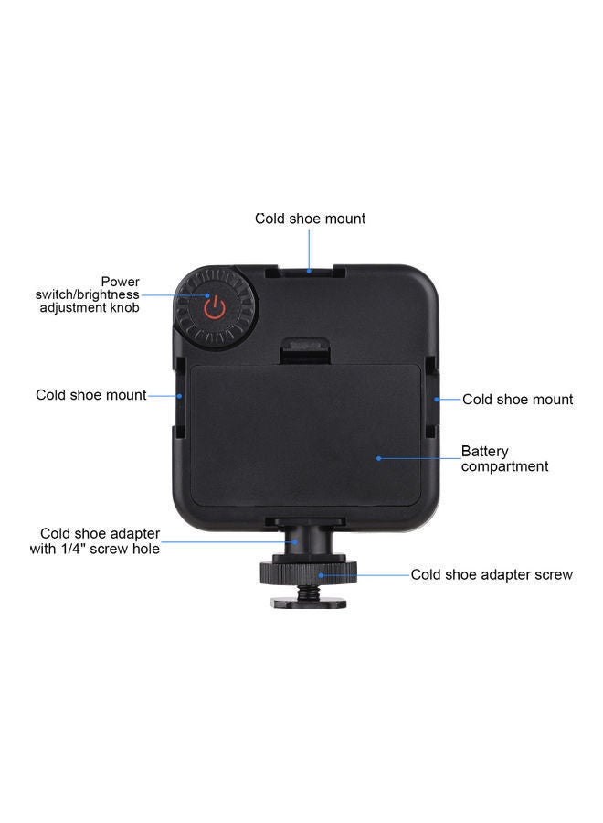 NIBEMINENT Mini Video LED Photography Light Black - Image 3