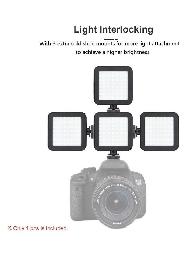 NIBEMINENT Mini Video LED Photography Light Black - Image 2