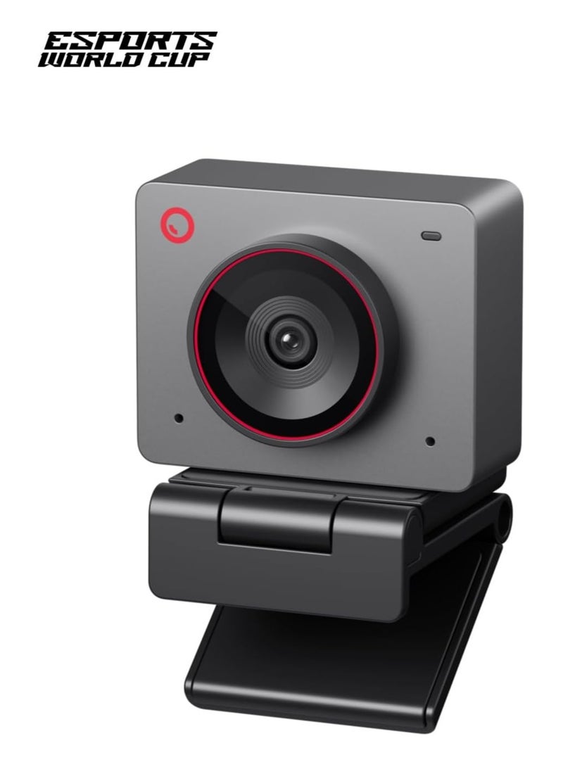 OBSBOT Meet 2 AI-Powered 4K Webcam (Space Gray) – Ultra HD Streaming Camera with AI Auto-Tracking, Auto-Framing, HDR, Dual Noise-Cancelling Microphones, USB Plug & Play for PC/Mac/Laptop/Conferencing - Image 3