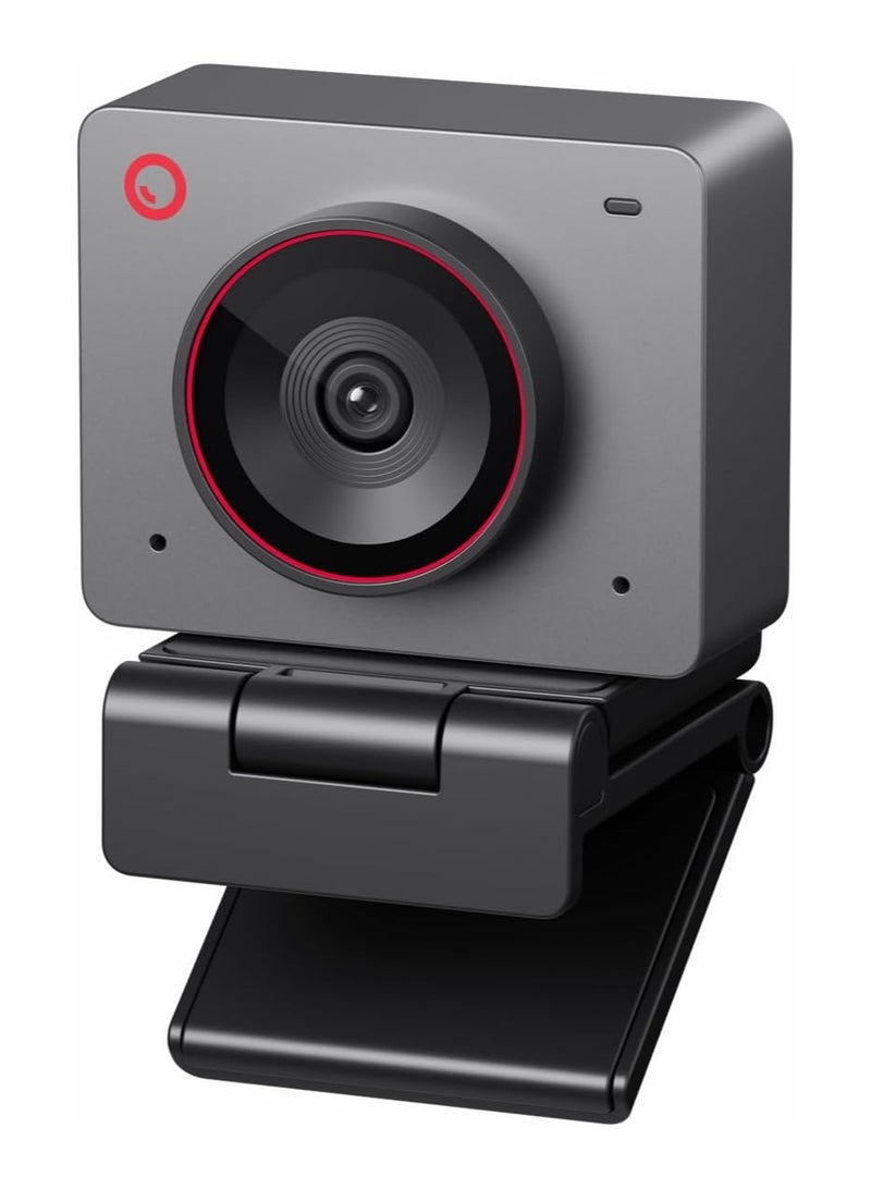 OBSBOT Meet 2 AI-Powered 4K Webcam (Space Gray) – Ultra HD Streaming Camera with AI Auto-Tracking, Auto-Framing, HDR, Dual Noise-Cancelling Microphones, USB Plug & Play for PC/Mac/Laptop/Conferencing - Image 1