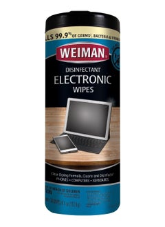 Weiman Weiman Disinfectant Electronic Wipes 30ct Clear Drying Formula Cleans and Disinfects Phones Computers Tablets and Keyboards  - Image 1