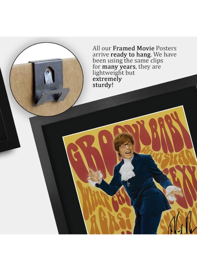 HWC Trading HWC Trading Austin Powers Movie Poster Mike Myers Signed 16 x 12 inch Framed Gift Printed Autograph Film Print Photo Picture Display - 16" x 12" Framed  - Image 5