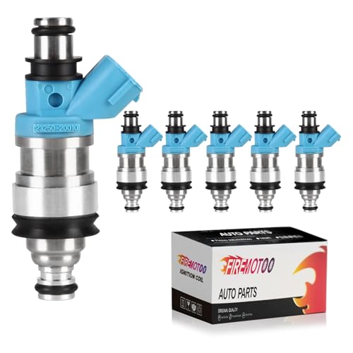 FIREMOTOO Fuel Injectors Pack of 6 Compatible with Lex-us ES300 1994-1995 for Toyota Camry 1994-2001 Avalon 1995-1999 Sienna 1998-2000 Solara 1999-2002 V6 3.0L Replace 23250-20010 FJ179 2 Holes - Image 1
