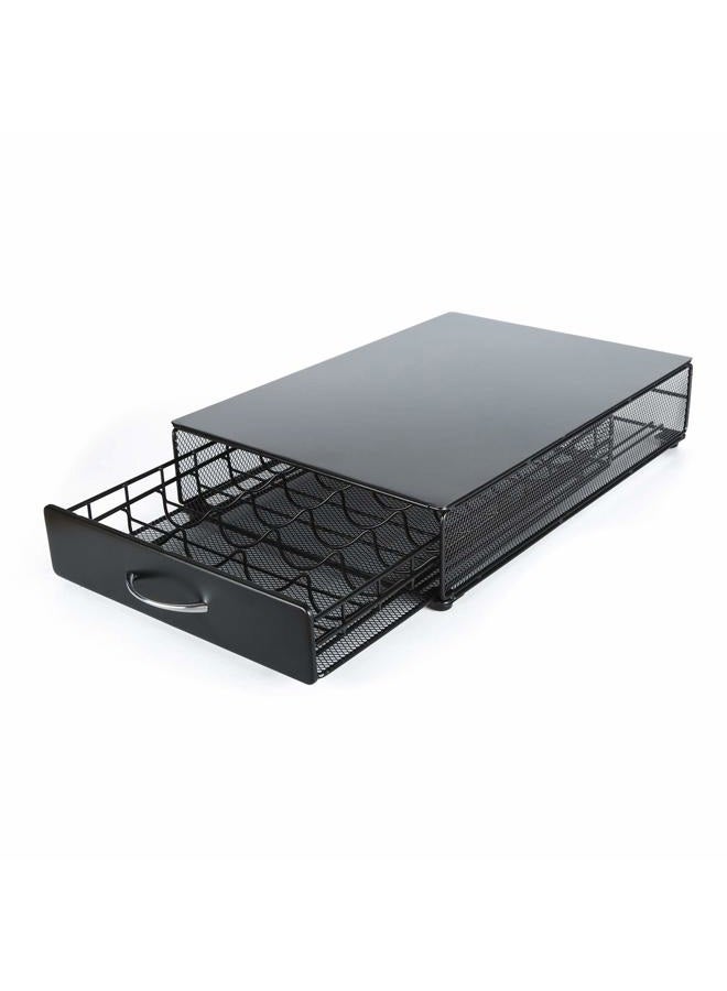 HiveNets Nespresso Vertuoline Capsule Storage Drawer Vertuo Coffee Holder Metal Multiple Flavors Pods Organizer 40 Pcs Capacity - Image 3
