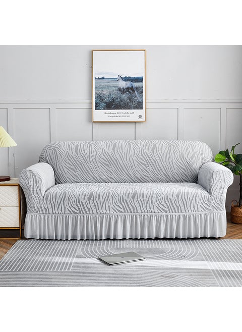 Modern Elastic Sofa Cover Universal Stretch No. 7 SS silver gray