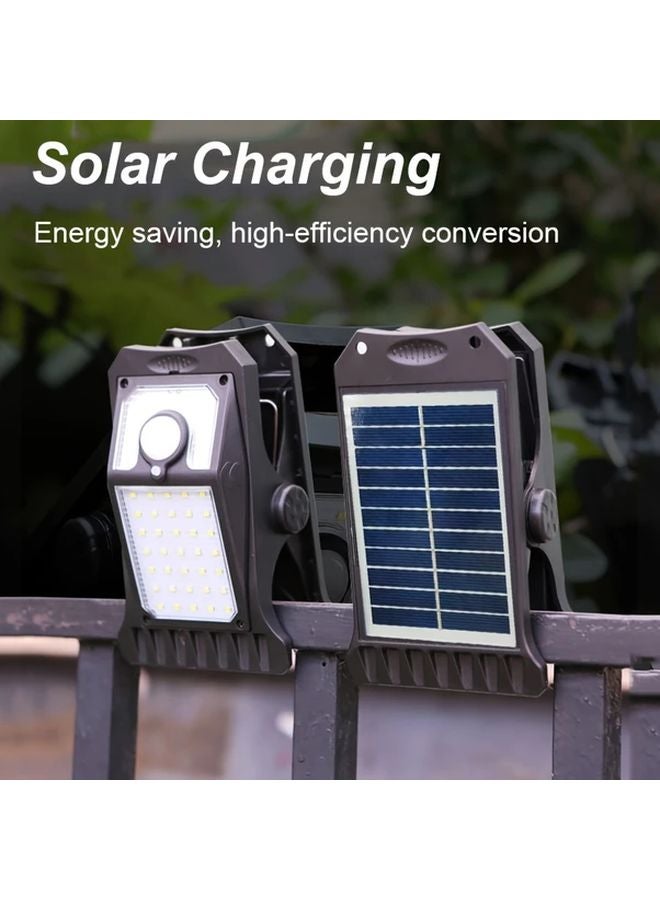 1 قطعة ضوء خارجي يعمل بالطاقة الشمسية مع مستشعر حركة IP65 مقاوم للماء 3 أوضاع مصباح حائط للحديقة - Image 3