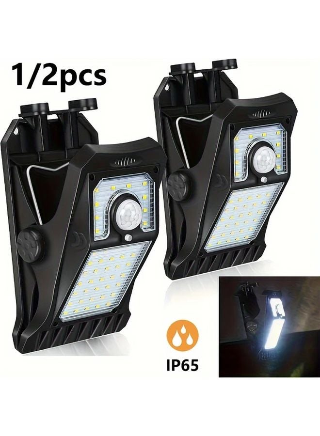 1 قطعة ضوء خارجي يعمل بالطاقة الشمسية مع مستشعر حركة IP65 مقاوم للماء 3 أوضاع مصباح حائط للحديقة - Image 2