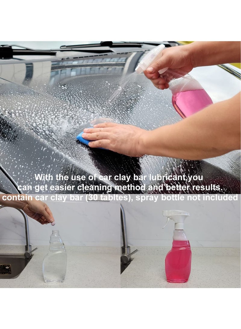 Car Clay for Car Detailing 4 Pack, Auto Detailing Clay Bar Cleaner, Grade Cleaner Kit for Coating Polisher Car Wash Kit Cleaning RV Cars Boats Bus - Image 3