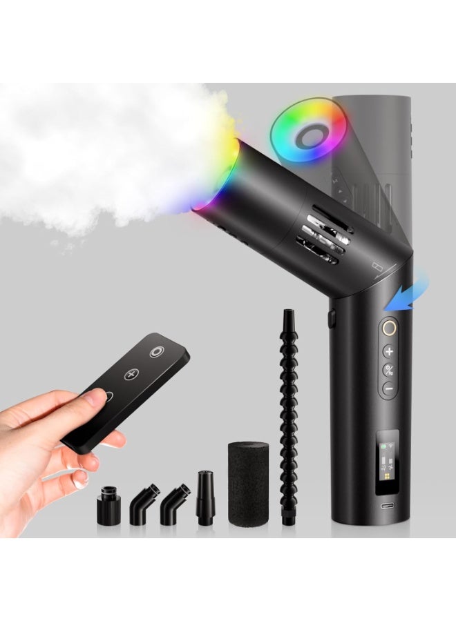  COLBOR COLBOR CF5 Portable Fog Machine 40W Mini Handheld Smoke Machine with Remote Control Rechargeable Small Fogger Haze Maker for Photography Indoor Outdoor Halloween Party Cosplay - Image 1