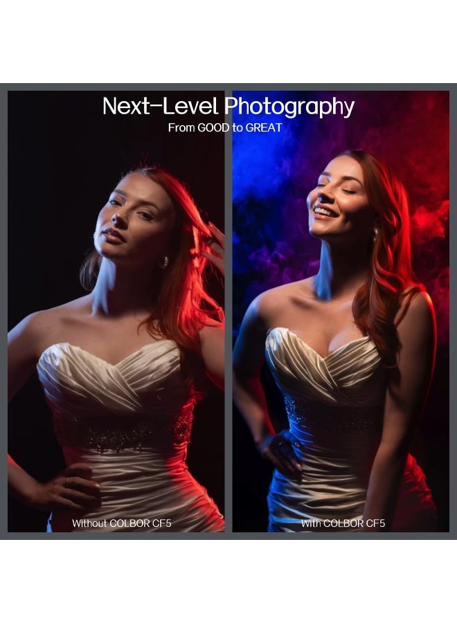  COLBOR COLBOR CF5 Portable Fog Machine 40W Mini Handheld Smoke Machine with Remote Control Rechargeable Small Fogger Haze Maker for Photography Indoor Outdoor Halloween Party Cosplay - Image 2