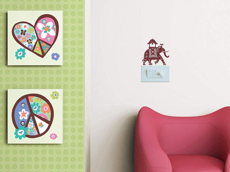 WallDesign Vinyl God Series Switchboard Sticker (Multicolour) Set Of 12, Self-Adhesive, Wall, 508 Mm) - Image 3