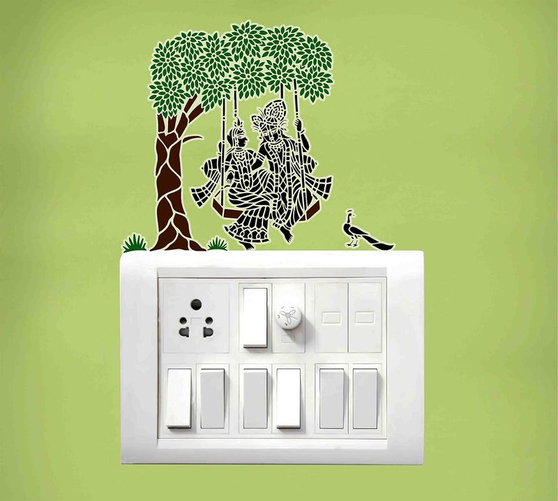 WallDesign Vinyl God Series Switchboard Sticker (Multicolour) Set Of 12, Self-Adhesive, Wall, 508 Mm) - Image 5