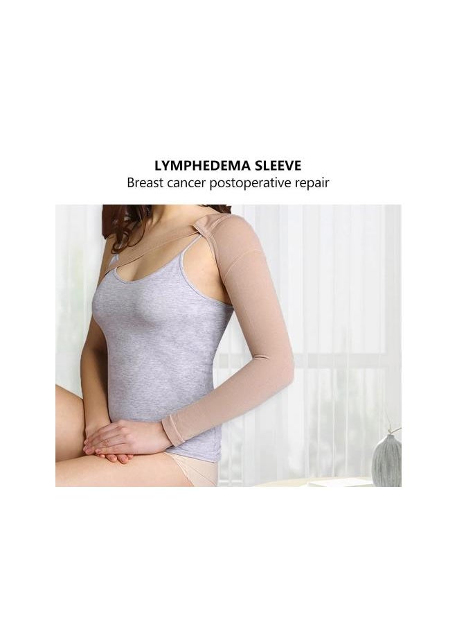 Generic - Post Mastectomy Compression Sleeve, Elastic Lymphedema Sleeve Arm Swelling Arm Lymphedema Edema Arm Support Brace for Preventing Arm Lymphedema and Other Symptoms(XXL) - Image 1