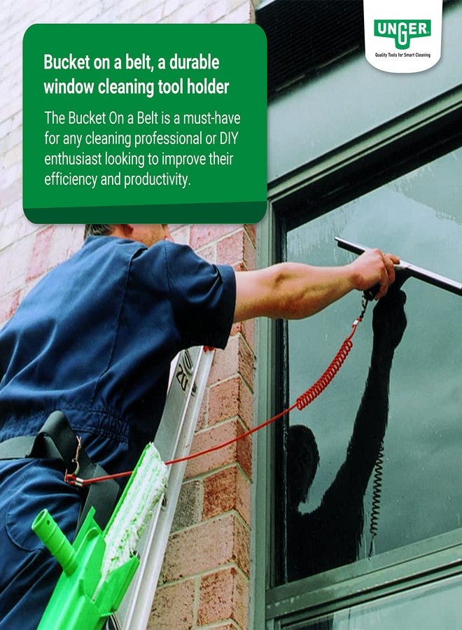 UNGER Bucket-on-a-Belt Classic, Green, Plastic, 1.5 liters - Image 4