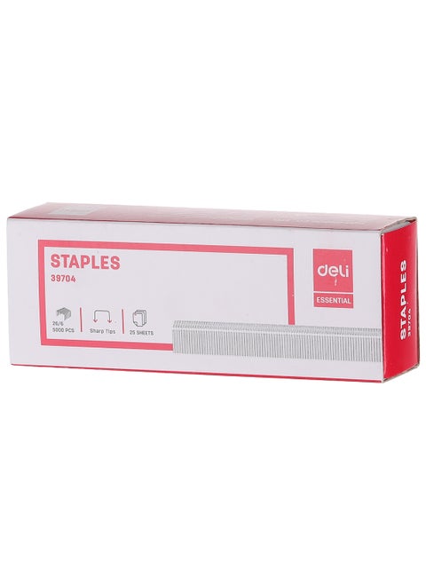Staples Staple 26/6 Box of 5000PCS , Can Staple Up to 25 Sheets